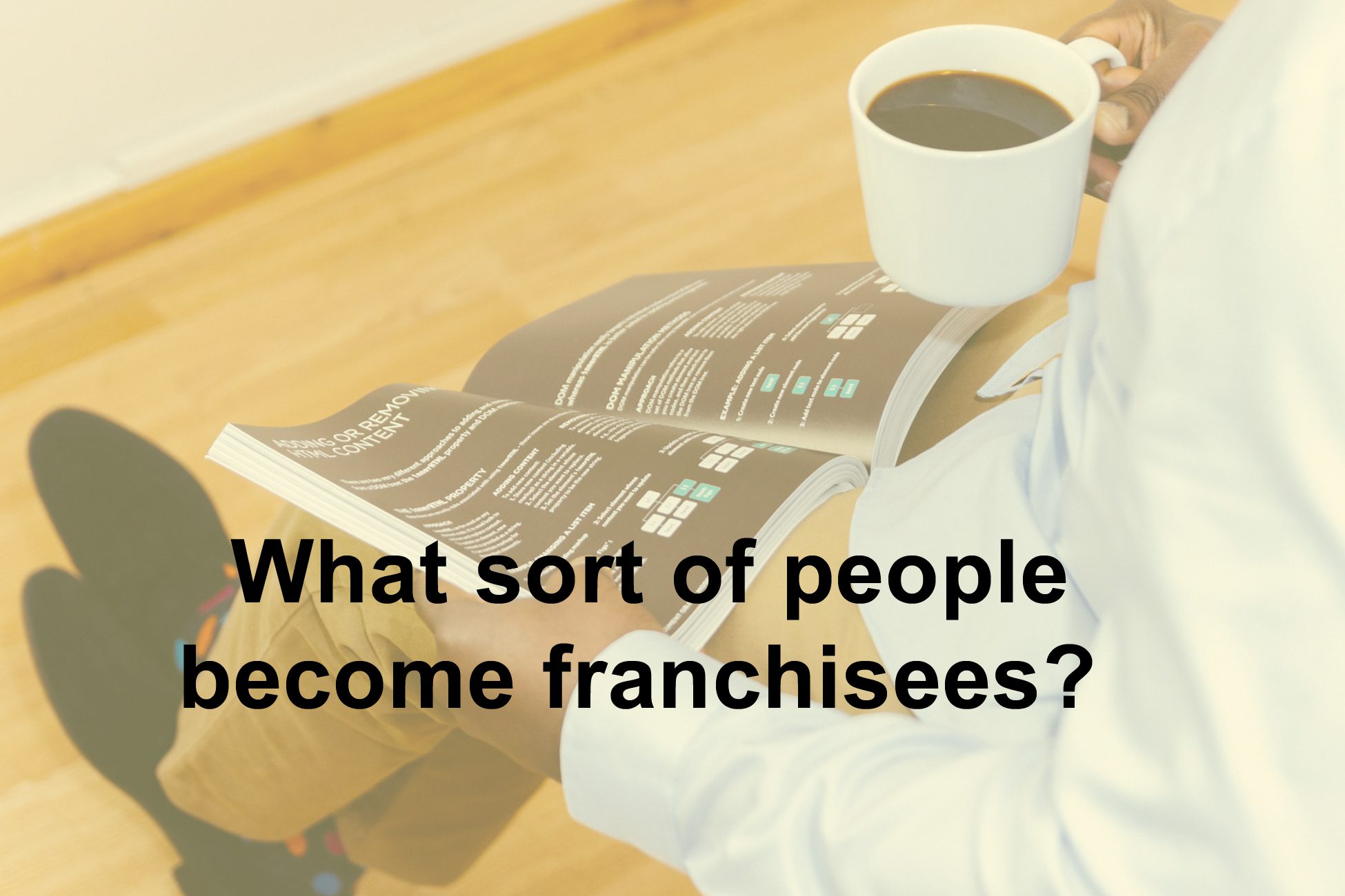 What sort of people become franchisees?
